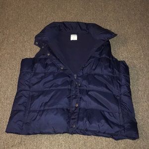 Old Navy Blue Zip Away Vest